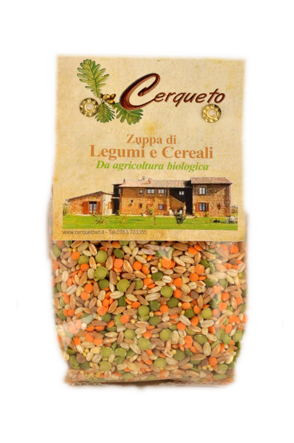 Il Cerqueto Srl Zuppa Di Legumi E Cereali Biologica Acquista On Line